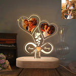 Custom Photo Night Light Engraved 3D Lamp With Photo Gift