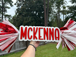 Game Day School Spirit Sign | Custom Name Cheer Sign