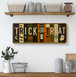 Trick-or-Treat Halloween Metal Sign | Vintage Farmhouse Style
