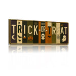 Trick-or-Treat Halloween Metal Sign | Vintage Farmhouse Style