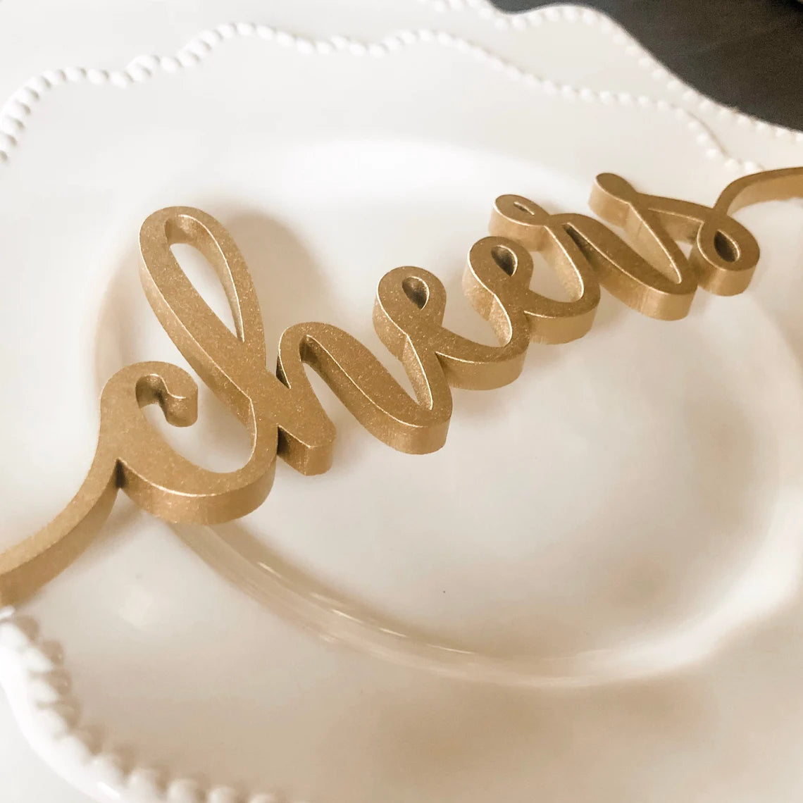 Wooden Place Cards For Family Gathering Holiday Table Decoration