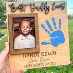 Father's Day Gift, Father's Day Wooden Sign, DIY Handprint Sign