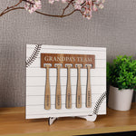 Personalized Baseball Grandpa 3D Sign, Grandpa's Team Baseball Family Home Decor