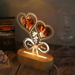 Custom Photo Night Light Engraved 3D Lamp With Photo Gift