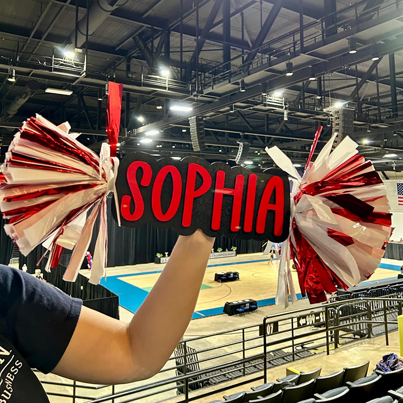 Game Day School Spirit Sign | Custom Name Cheer Sign