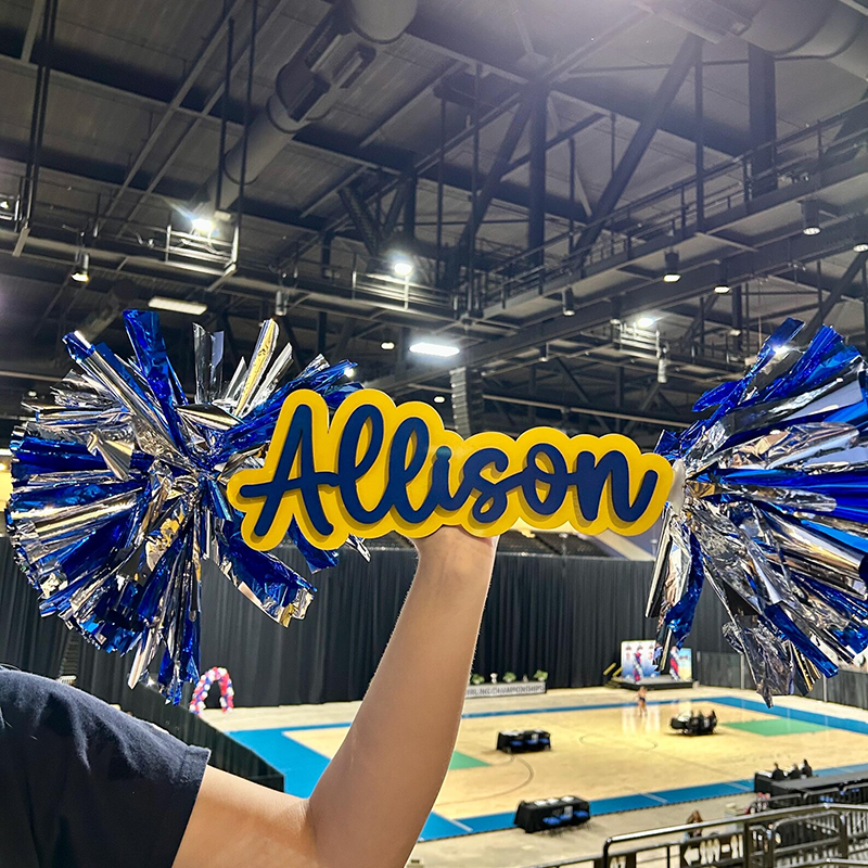 Game Day School Spirit Sign | Custom Name Cheer Sign