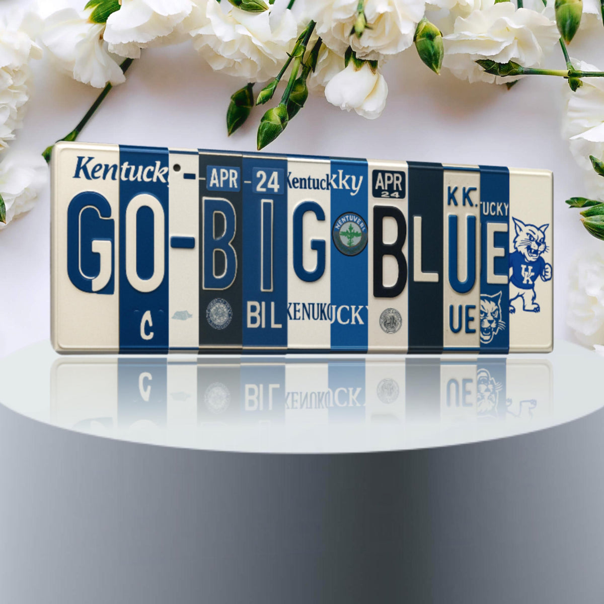 Kentucky Wildcats License Plate Sign – Fan Cave Metal Wall Art