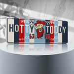 Hotty Toddy License Plate Sign – Ole Miss Rebels Metal Wall Art | Navy and Cardinal Fan Cave, Dorm & Game Day Decor (16×6)