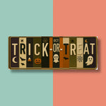Trick-or-Treat Halloween Metal Sign | Vintage Farmhouse Style