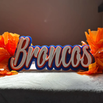 Custom Team Cheer Sign: Personalized Name, Pom Poms, Game Day