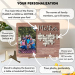 Personalized Puzzle Sign Gift for Mom