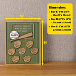 Personalized Baseball Dad 3D Sign, Team Daddy, Layered Baseball Sign