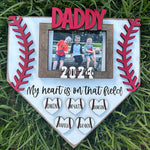 Baseball Fathers Day Gift Wooden Sign For Dad Gift