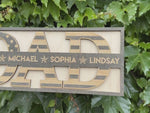 Gifts for Dad Personalized, Dad Birthday Gifts, Custom Dad Sign